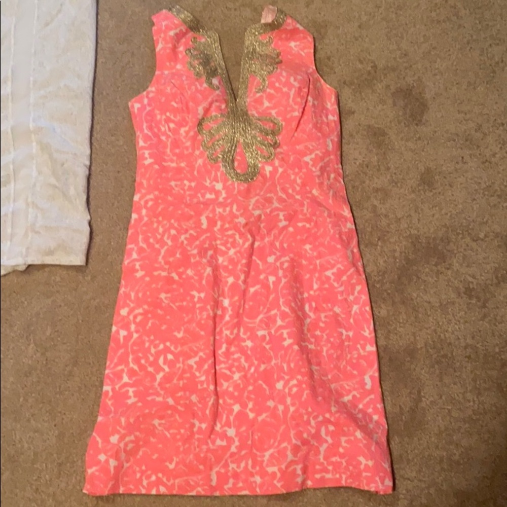 Lily Pulitzer neon dress